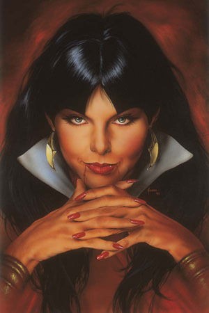 VAMPIRELLA SAD WINGS OF DESTINY POSTER BY JOE JUSKO 20 x 24