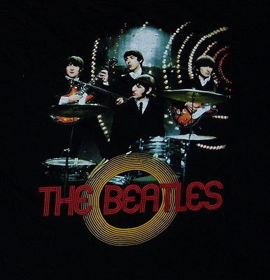 Beatles Live Band T Shirt (L/M) Medium U2 john lennon u2 monkees led 