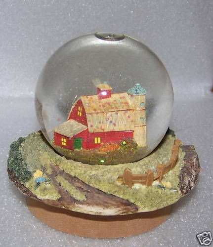 Dave Grossman Country Barn Globe Cork Candle Jar Topper