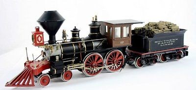 Delton Brass Southern Pacific Switcher Train #2249 4 4 0 in Wooden 