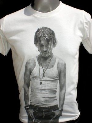 Johnny Depp T Shirt S M L XL Jack Sparrow Pirates of the Caribbean 