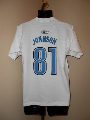 NEW #81 CALVIN JOHNSON DETROIT LIONS XL XLARGE Reebok MENS Jersey 