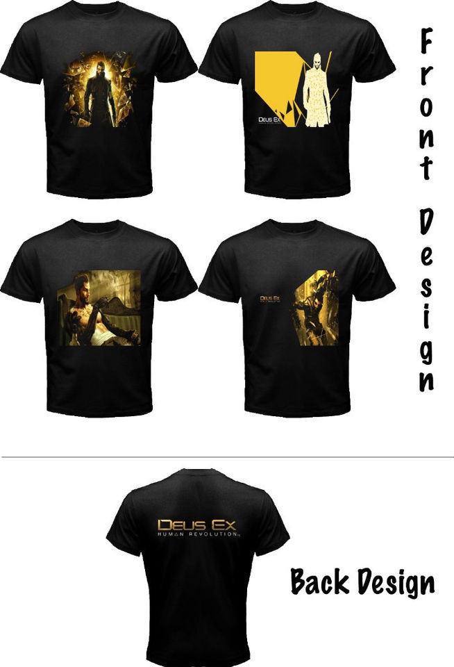 Deus Ex Human Revolution PS3 & XBOX 360 Games T Shirt with Cool Design 