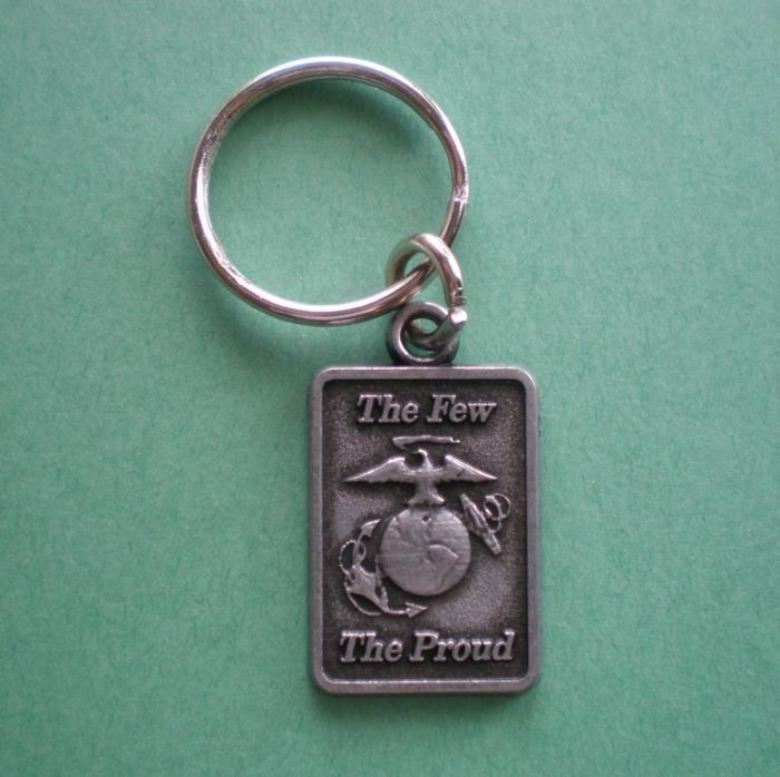 Marine Cast Zinc Key Ring   Officially Licensed, New, Shipping 