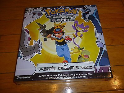 Pokemon Diamond and Pearl Pokeball Flip Game NEW sealed