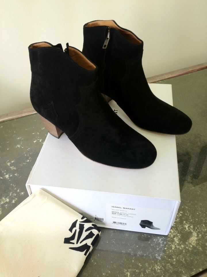 Isabel Marant Dicker Boots in Noir