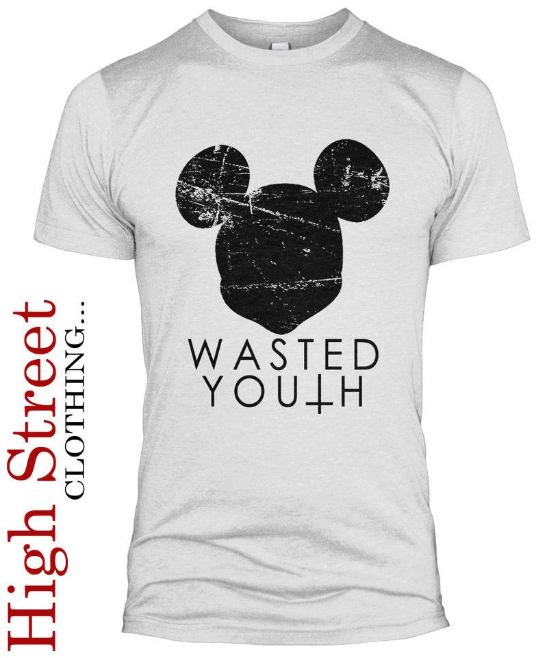 Wasted Youth Mickey Religion YMCMB Hands Mouse OFWG Mens Tshirt T 