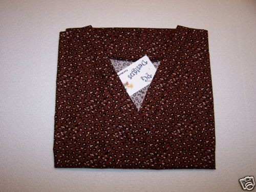 Dizzy Dots Maternity V Neck Scrub Top   XL