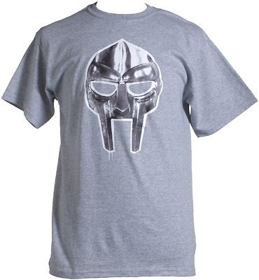 MF DOOM MASK 2 SHIRT T Shirt XL (Grey) by Rhymesayers Entertainment