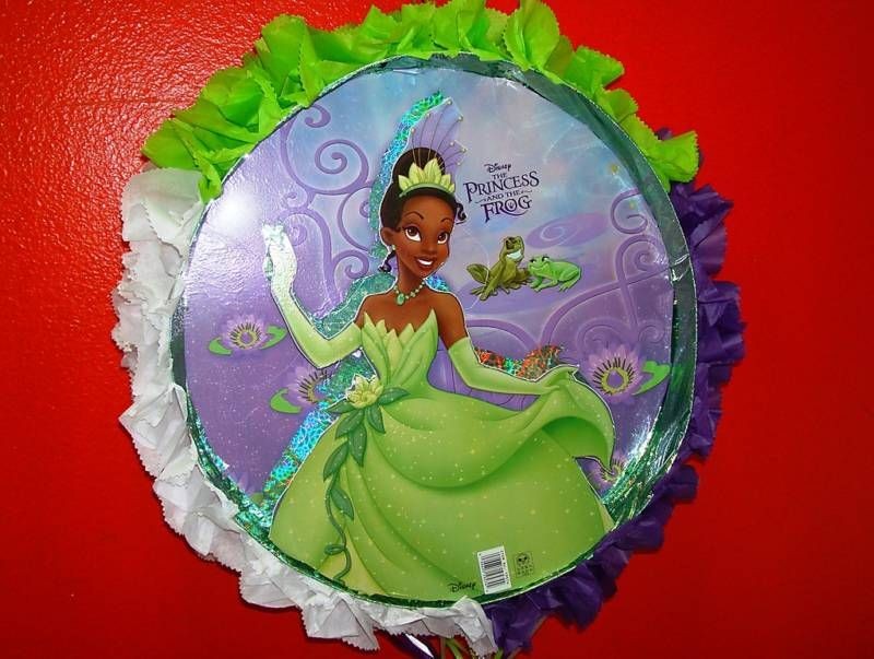 PRINCESS AND THE FROG 3 D BIRTHDAY PULL STRING PINATA