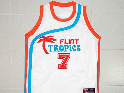 SEMI PRO FLINT MOVIE TROPICS DOWNTOWN FUNKYSTUFF MALONE #7 JERSEY 