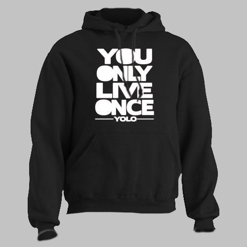 DRAKE ~ HOODIE You Only Live Once yolo hip hop rap take care ALL SZ 