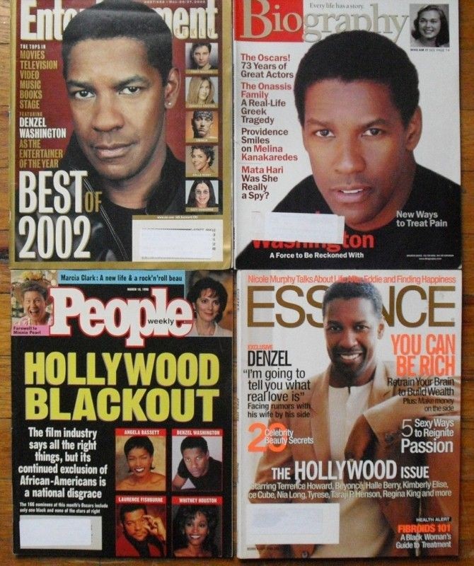 DENZEL WASHINGTON on ESSENCE, BIOGRAPHY, PEOPLE & EW