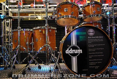   REFLEX UPTOWN NATURAL ALDER GLOSS 6PC SHELL PACK W/CYMBAL,COWBE​LL