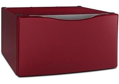 whirlpool 15.5 Set of Laundry Pedestal XHP1550VF RED GOOD CONDITION