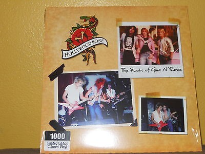   THE ROOTS OF SEALED COLOR VINYL LT ED HOLLYWOOD ROSE,slash,duff