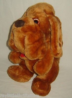 Vintage McCrory Department Store 11” Plush Dog BULL DOG