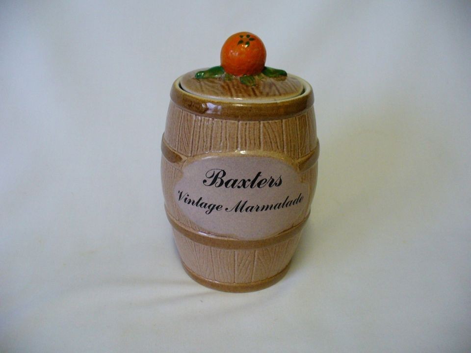 Vintage Ceramic marmalade Barrel   Govancroft   Glasgow