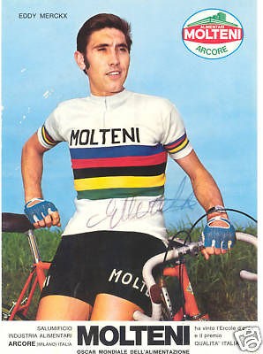 EDDY MERCKX VINTAGE RETRO CYCLING POSTER MOLTENI TEAM