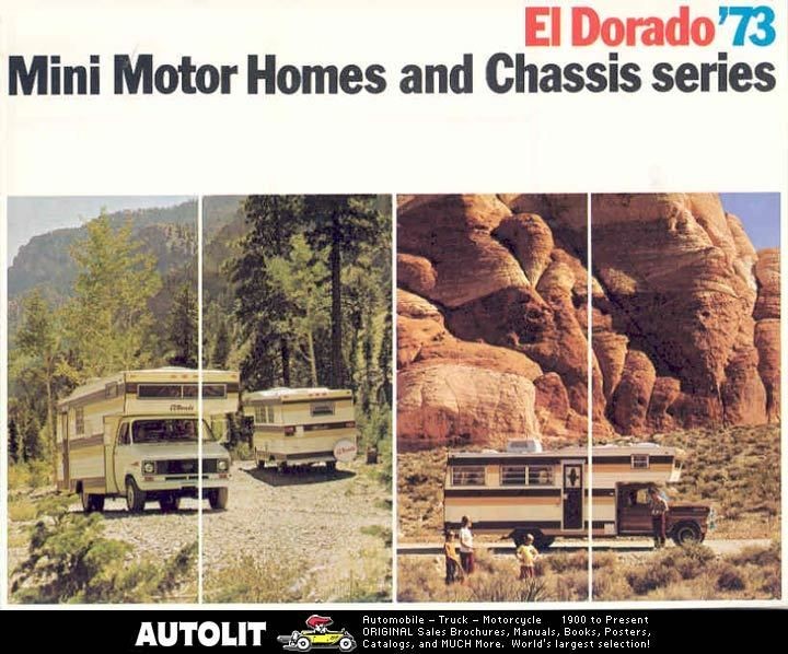 1973 El Dorado Mini Motorhome RV Brochure