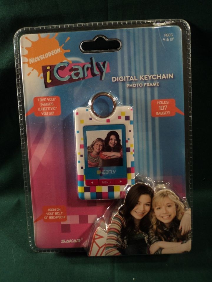 NEW iCarly Digital Photo Keychain Photo frame Nickelodeon USB included