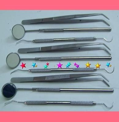 45 Instruments Basic Dental Set Mirror Explorer plier German 