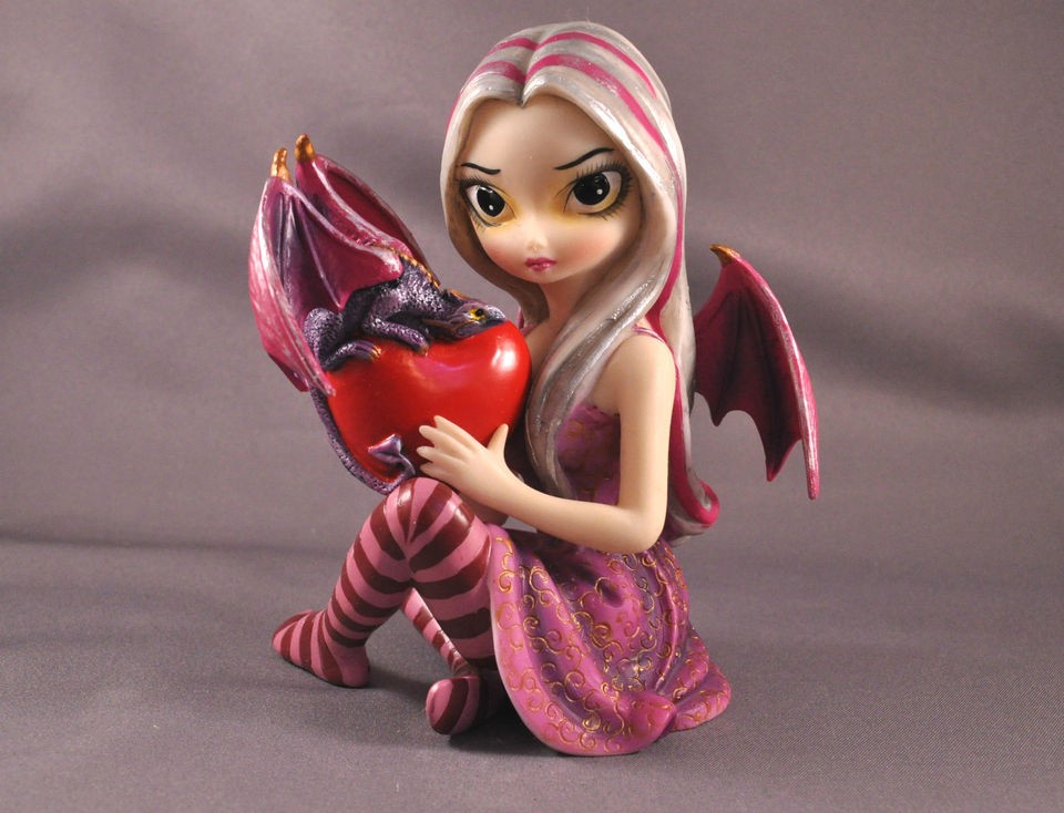   GRIFFITH Strangeling Fairies Figurine 8410 VALENTINE DRAGON FAIRY