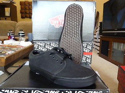   US 7.5 EU 40 Charcoal Black Era Chukka Low On Old Skool Slip