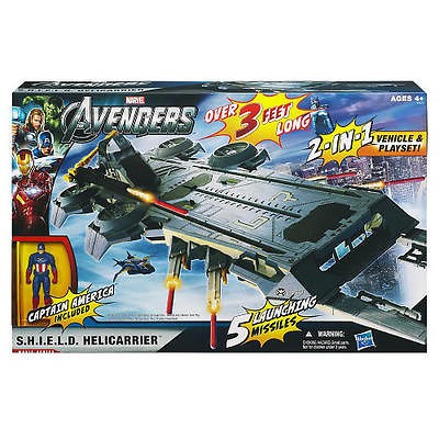 MARVEL Universe Avengers SHIELD HELICARRIER 3 Feet Action Figure In 