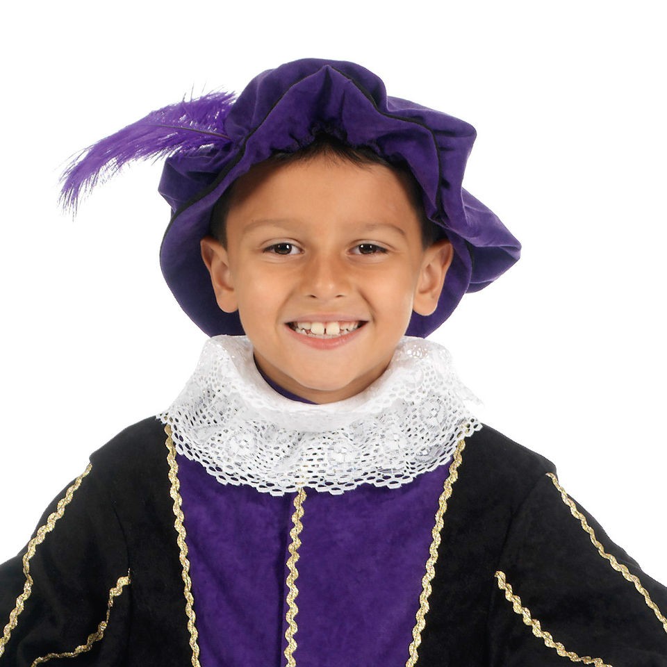 ELIZABETHAN TUDOR COSTUME NECK RUFF RUFFLE FOR KIDS FANCY DRESS UP 