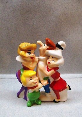 JETSONS GEORGE JANE ELROY & JUDY SALT & PEPPER SHAKERS WG