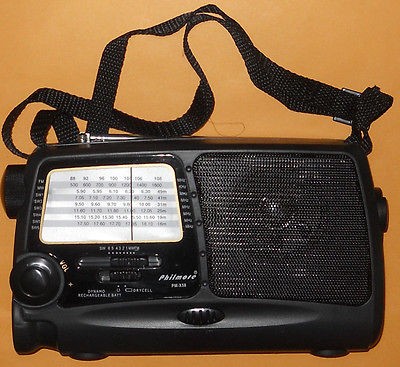 Dynamo Emergency Crank Radio AM/FM World 8 Bands PM X58 Short Wave 