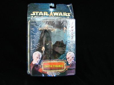 Unleashed Star Wars Darth Tyranus Action Figure Hasbro Toys The Old 