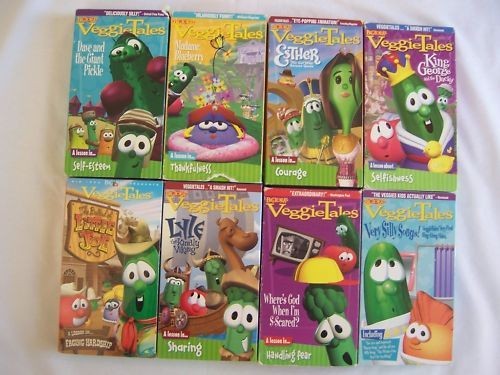 VeggieTales VHS Videos Bible Esther Lyle King George