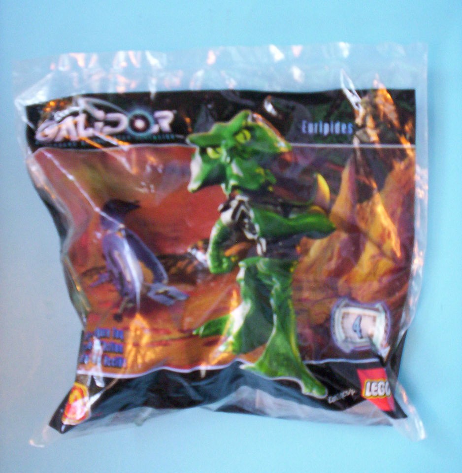 2002 LEGO GALIDOR #4 EURIPIDES McDonalds NIP