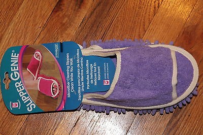 EVRIHOLDER SLIPPER GENIE MICROFIBER CLEANING SLIPPER SHOE LAVENDER