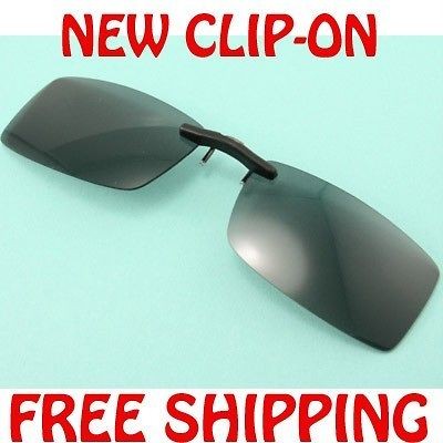   Camping Caving Cycling Clip on sunglasses F Gray lens eyeglasses UV400