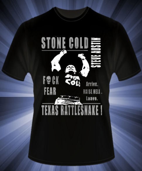 Stone Cold Steve Austin Wrestling T Shirt WWE