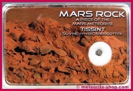   MARTIAN METEORITE~RARE MARS ROCK°WITNESS FALL 2011°TOP RARE PIECE