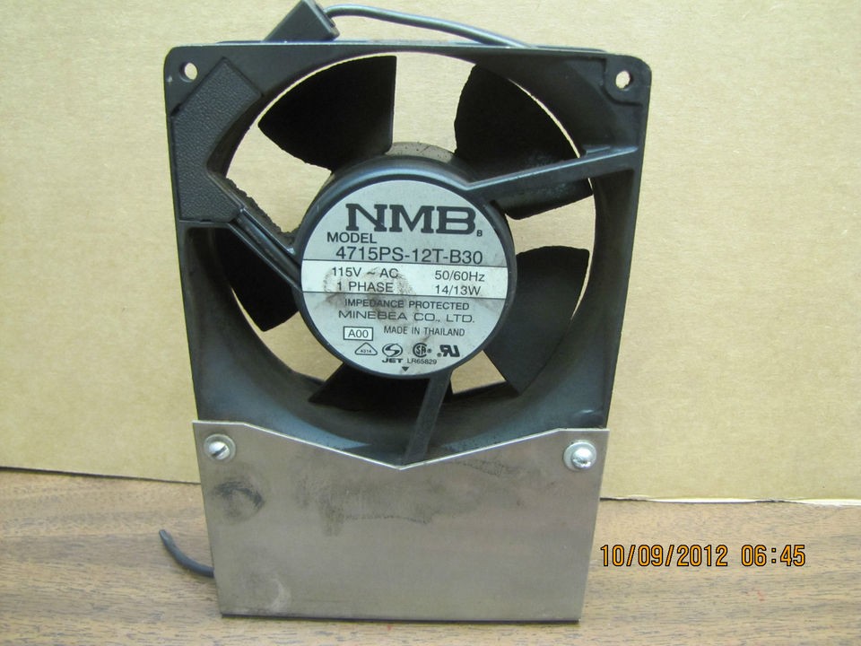 NMB 4715PS 12T B30 BOXER FAN 115V ~ AC 1 PHASE 14/13W 4715PS12TB30