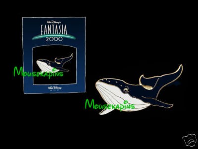 Fantasia HUMPBACK BALEEN WHALE Disney 2000 LE Boxed Pin