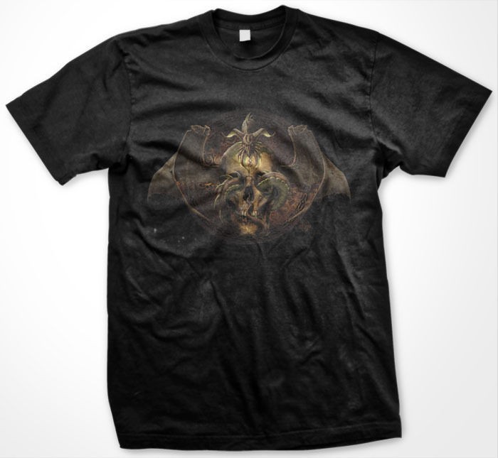 Dragons Descent  Dragon Skull Design Skulls Fantasy Art Epic  Mens T 