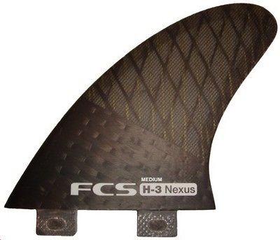 FCS H3 NEXUS MEDIUM SURFBOARD TRICOIL 3 FIN SET   BRAND NEW FUTURE 