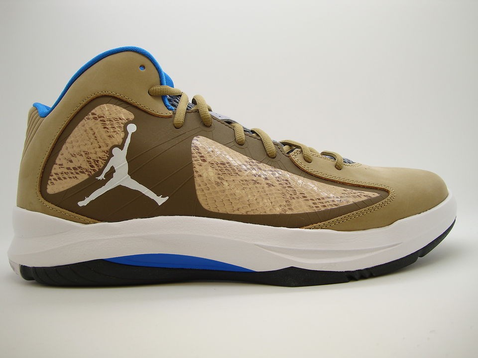   283] Mens Air Jordan Aero Flight Filbert White Dark Khaki J2K Sneakers