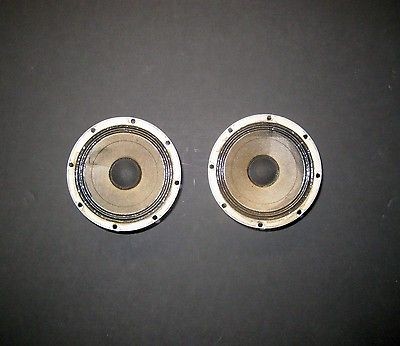 Fisher Alnico XP7 5 Inch M 135 Midrange Vintage Speaker Pair 8 Ohm