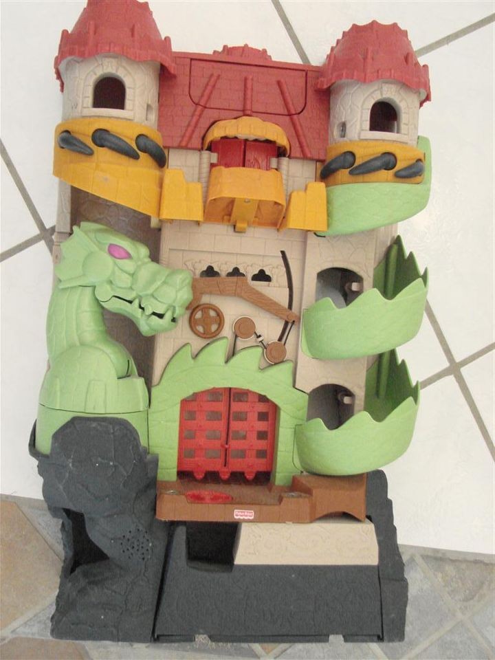 Fisher Price Mattel Imaginext Dragon World Fortress Castle 2008 