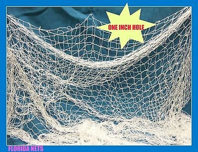 50 x 8 FISHING NET NETS FISH SEINE GOLF NETTING #208