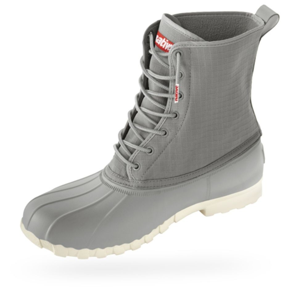 NEW NATIVE DONALD BOOTS GLM15 PG PIGEON GREY MENS SZ 9 RETAIL FOR $90