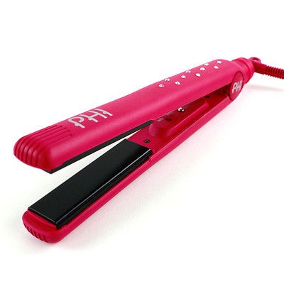   Pink Gems Professional Hair Straightener Ceramic Tourmaline Flat Iron