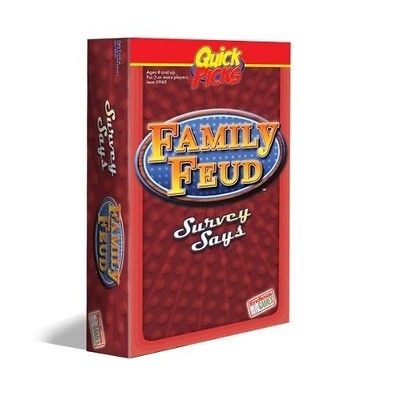 QUICK PICKS   Family Feud Game   Travel Size   TV Game Show   Survey 